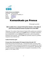 Press Release Consumer Price Index Curaçao 2023